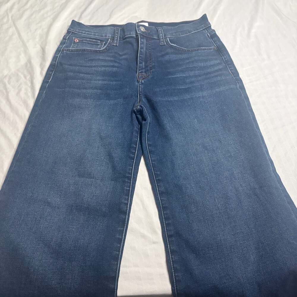 Hudson Rosalie High-Rise Wide Leg Jeans Size 28